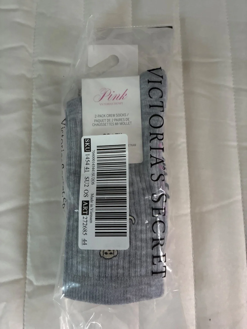 Victoria’s Secret PINK 2-Pack Crew Socks